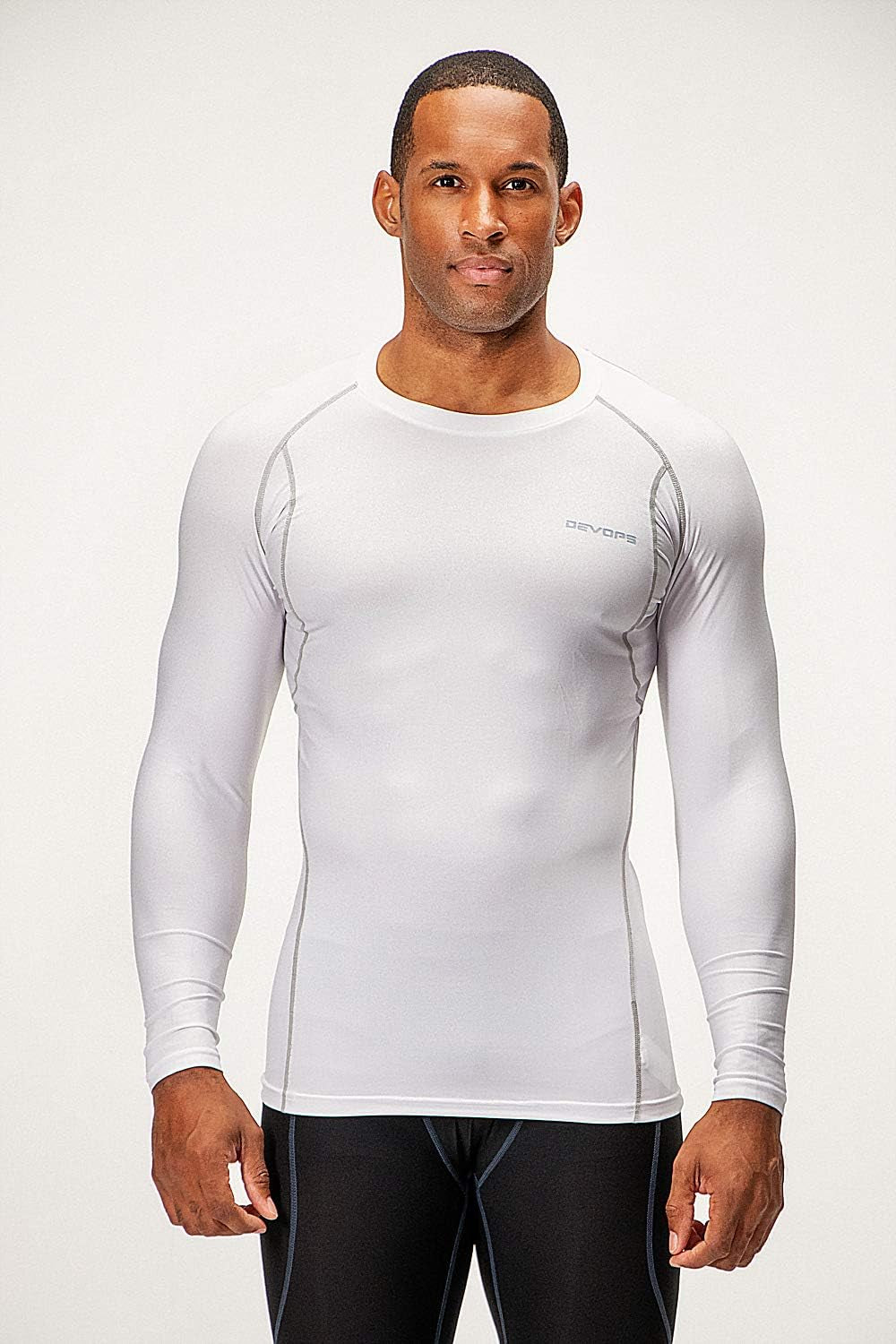 3 Pack Men'S UPF 50+ Long Sleeve Compression Shirts Quick Dry, Cool Gear for Garage Garden Gym Yard and Workouts